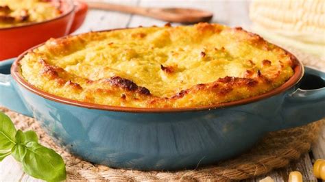 Pastel de choclo gratinado con azúcar