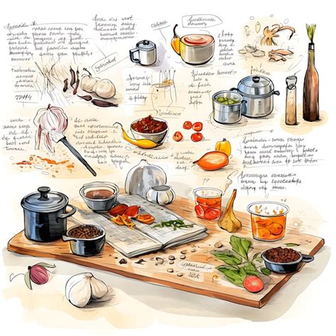 Esquema de los ingredientes necesarios y el proceso de cocción en la plancha