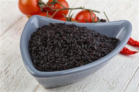 Foto de arroz negro 