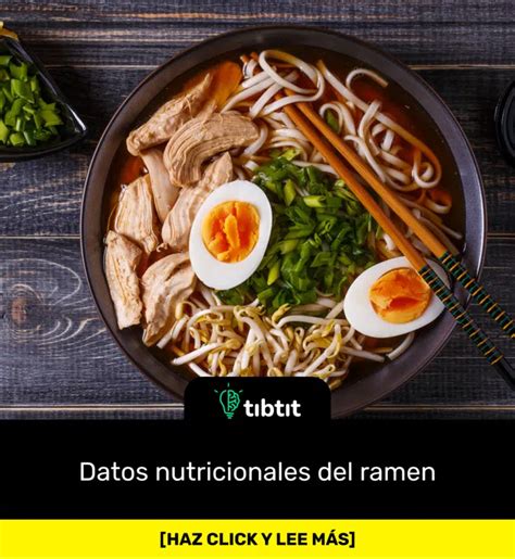 Infografía sobre los componentes nutricionales del ramen a la chilena