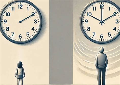 Esquema del desarrollo de la percepción del tiempo en niños por edades