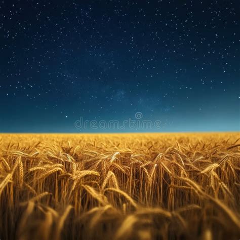Ilustración de un campo de maíz dorado bajo un cielo estrellado, evocando la magia y el origen del grano.