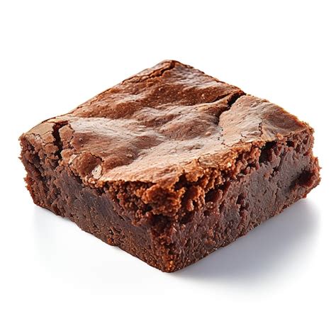 Un delicioso brownie de chocolate con un trozo cortado