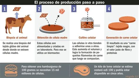 Proceso de preparación de la carne de hamburguesa en diferentes etapas
