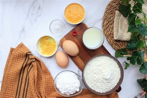 Ingredientes secos para calzones rotos, ralladura de cítricos