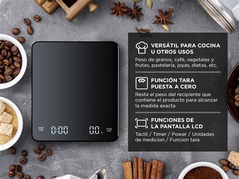 Balanza digital de cocina pesando ingredientes