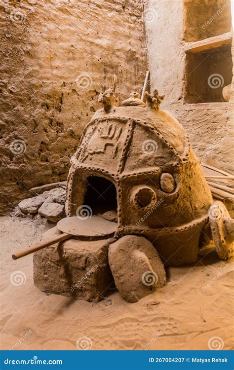 Representación de un horno de barro del Antiguo Egipto