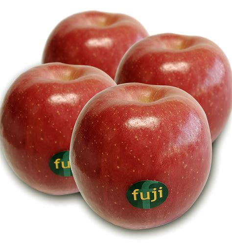 manzana Fuji de color rojo-rosa