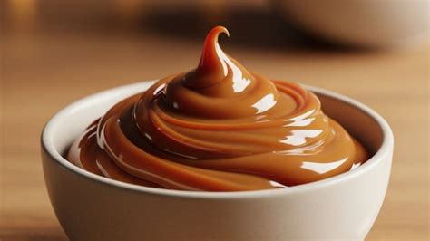 Dulce de leche en un recipiente y sus ingredientes