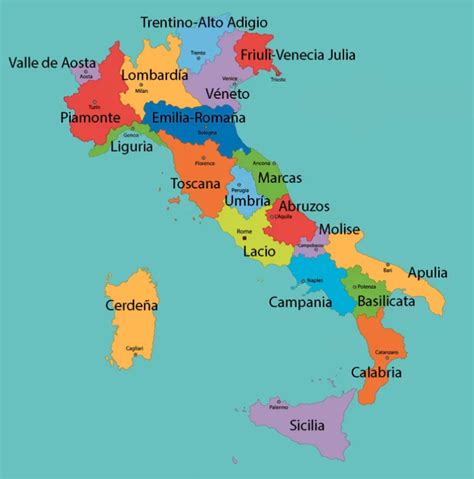mapa de Italia con puntos destacando Liguria