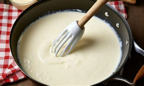 Proceso de elaboración de salsa bechamel sin grumos