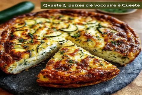 Quiche sin masa con vegetales y queso