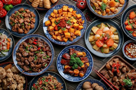 Mesa decorada con platos variados de comida vegana y vegetariana para una celebración familiar