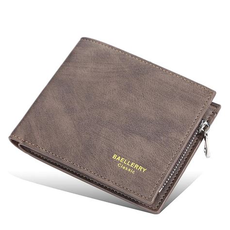 Cartera de cuero con múltiples compartimentos