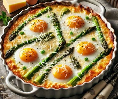 Variedad de ingredientes frescos para huevos al horno