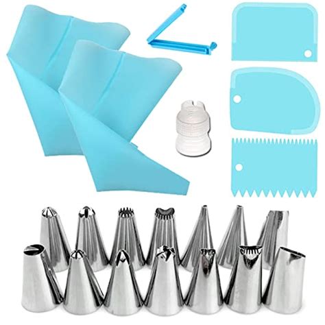 Esquema de técnicas de decoración: uso de espátula vs. uso de manga pastelera para texturas esponjosas.