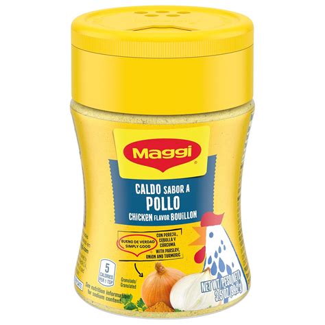 Producto Maggi caldo en cubos o granulado
