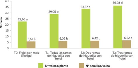 Gráfico comparativo del número de vainas por planta (NVP) en arveja bajo diferentes tratamientos de fertilización en el estudio de Pamplona.
