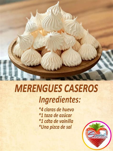 Foto de merengues caseros crujientes