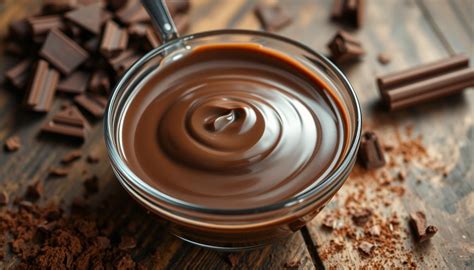 Proceso de preparación de ganache de chocolate