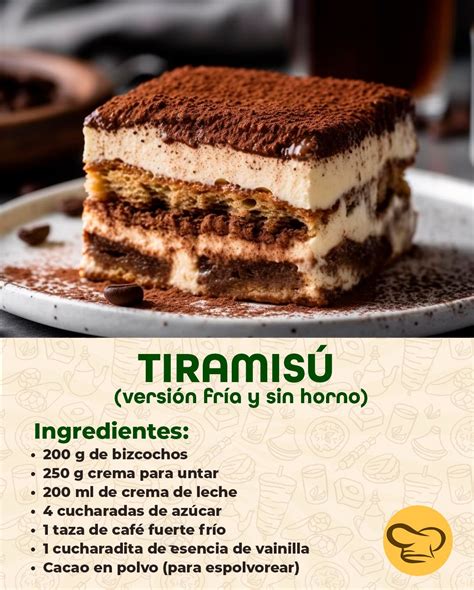 Ingredientes para tiramisú: café, mascarpone, bizcochos de soletilla, cacao