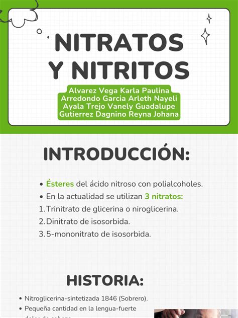 infografía sobre la transformación de nitratos a nitritos en el cuerpo