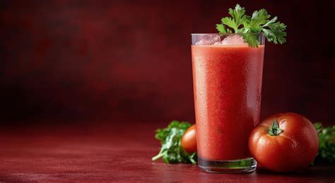 Jugo de arándano natural recién preparado en un vaso con hielo