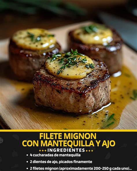 Esquema visual que muestra los ingredientes básicos: mantequilla a temperatura ambiente, dientes de ajo, cebollín fresco y un toque de sal/pimienta.