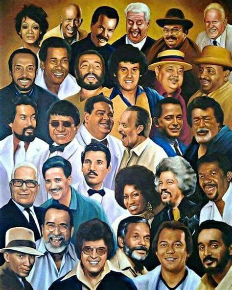 Foto grupal de varios cantantes de salsa actuales en concierto