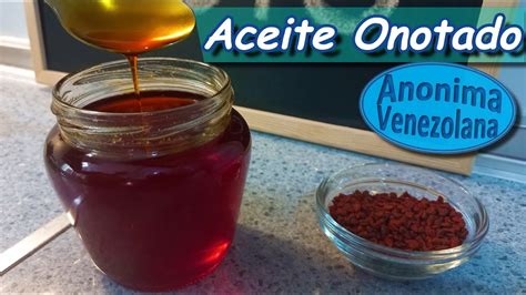 semillas de onoto y aceite onotado