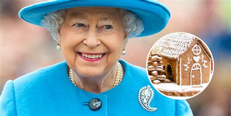 Ilustración de la Reina Isabel I ofreciendo galletas de jengibre.