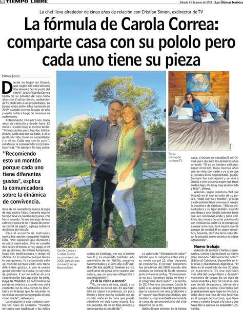 Carola Correa en una entrevista, mostrando su carisma y pasión