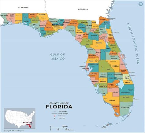 Mapa de Florida resaltando las ciudades con los salarios más altos para chefs privados.