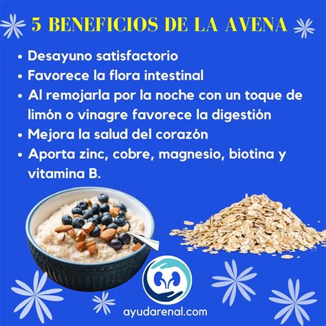 Infografía: Beneficios para la salud de la avena