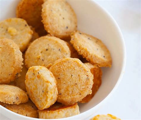 Galletas saladas de avena estilo shortbread