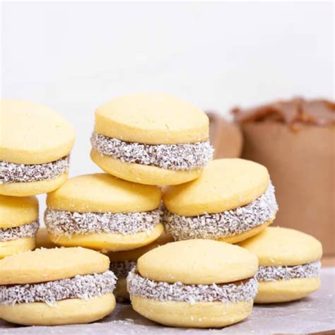 Ingredientes secos mezclados para alfajores sin TACC