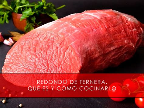 Esquema de un redondo de ternera con sus ingredientes de cocción