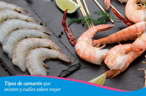 Foto de camarones ecuatorianos frescos en diferentes presentaciones
