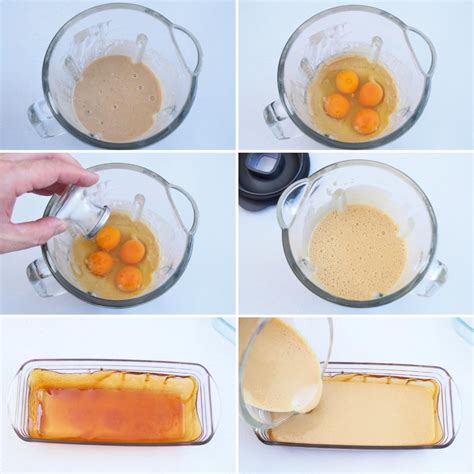 Molde con el budín de pan dentro de una bandeja con agua, listo para ser introducido en el horno.