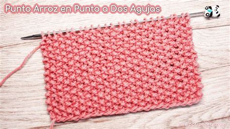 Comparativa de punto arroz básico y punto arroz fantasía