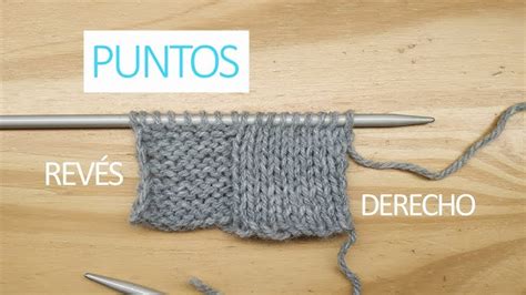 Esquema para identificar el derecho y revés en tejido