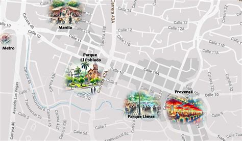 Mapa del cráter al oeste de Poblado Picados donde se encuentran los consumibles corrompidos