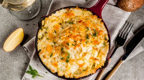 Pastel de pollo y calabaza gratinado