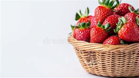 Cesta de fresas frescas maduras