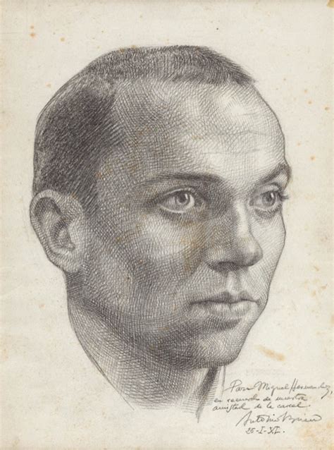 Retrato de Miguel Hernández