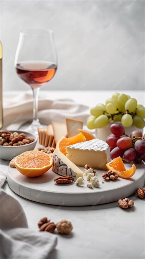 Mesa con un plato de almendras fritas, quesos, y una copa de vino blanco