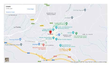 Mapa de Linares mostrando la ubicación de Saiko Makki Sushi en Freire 571.