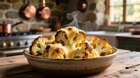 Coliflor extendida en bandeja de horno para deshidratar