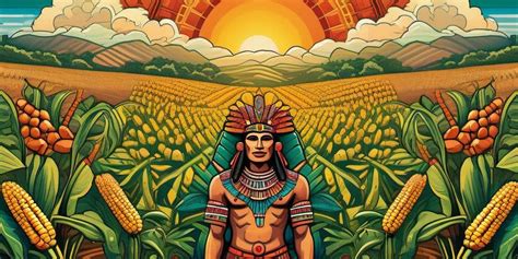Representación de la planta de maíz y su uso en culturas mesoamericanas