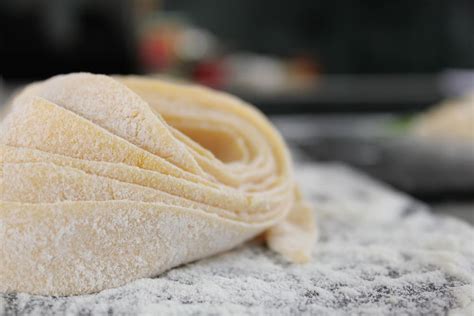 Esquema de elaboración de masa para pasta fresca